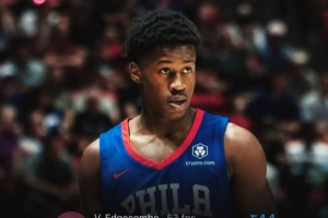 数据媒体：VJ-埃奇库姆夏联首秀28分10板4助2帽 他的未来无比光明